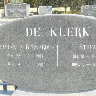 KLERK Stephanus Bernadus, de 1907-1968 &amp; Stefani 1920-2011