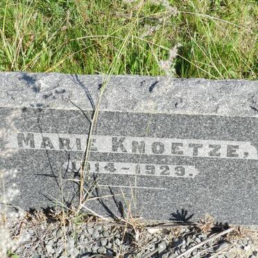 KNOETZE Marie 1914-1929
