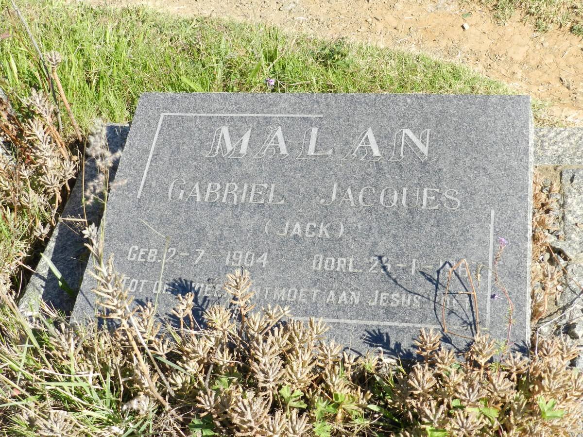 MALAN Gabriel Jacques 1904-1967