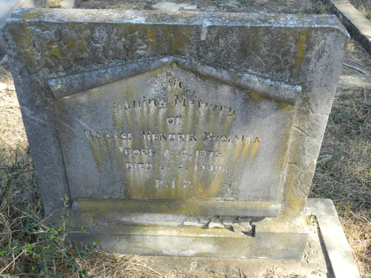 MOOLMAN Wessel Hendrik 1875-1940