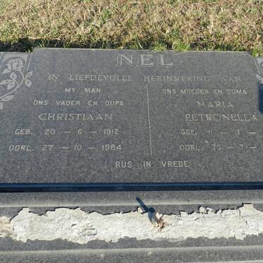 NEL Christiaan 1912-1984 &amp; Maria Petronella 1916-2000