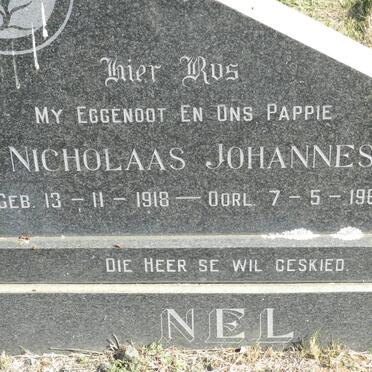 NEL Nicholaas Johannes 1918-1967