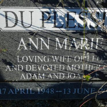 PLESSIS Ann Marie, du 1948-2004