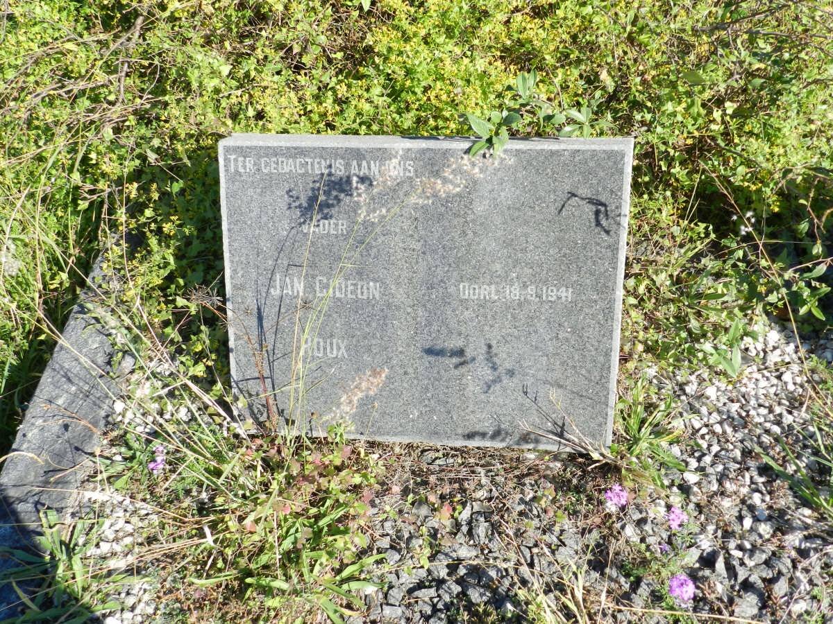 ROUX Jan Gideon -1941