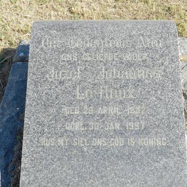 ROUX Jozef Johannes, le 1882-1957