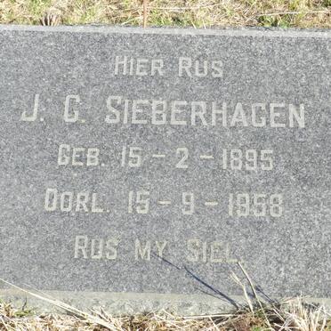 SIEBERHAGEN J.G. 1895-1958