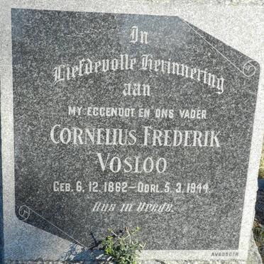VOSLOO Cornelius Frederik 1862-1944