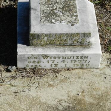 WESTHUIZEN Johannes J.S., van der 1937-1938
