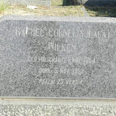 WILKEN Rachel Cornelia nee BLIGNAUT 1904-1958