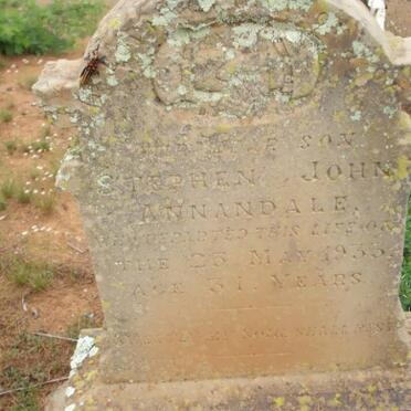 ANNANDALE Stephen John -1933