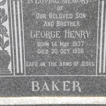 BAKER George Henry 1937-1956