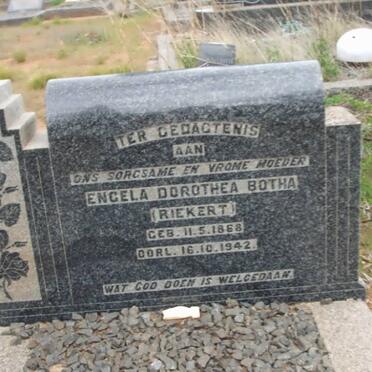 BOTHA Engela Dorothea nee RIEKERT 1868-1942
