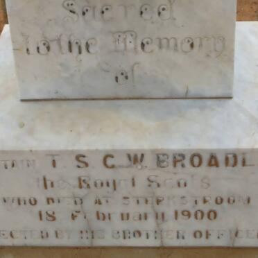 BROADLEY  T.S.C.W.  -1900