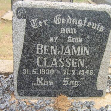 CLASSEN Benjamin 1930-1948
