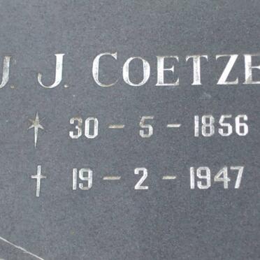 COETZER J.J. 1856-1947