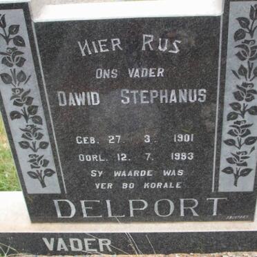 DELPORT Dawid Stephanus 1901-1983