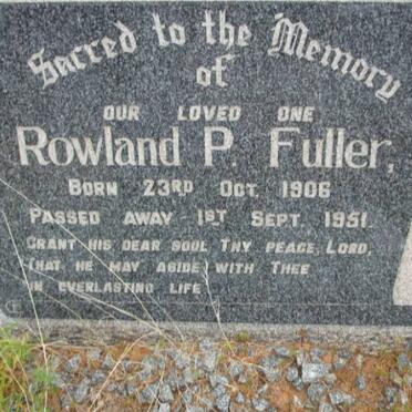 FULLER Rowland P. 1906-1951