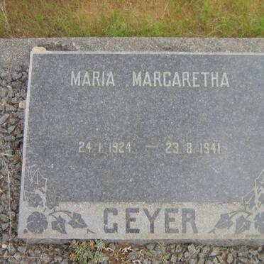 GEYER Maria Margaretha 1924-1941