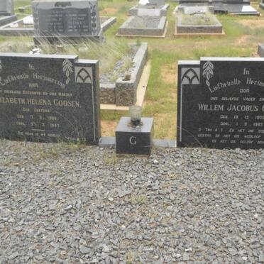 GOOSEN Willem Jacobus 1902-1982 &amp; Elizabeth Helena COETZER 1906-1957