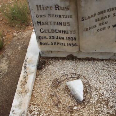 GELDENHUYS Marthinus 1935-1936