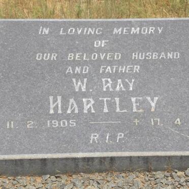 HARTLEY W. Ray 1905-1988