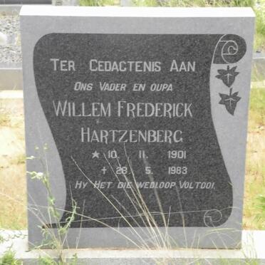 HARTZENBERG Willem Frederick 1901-1983