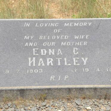 HARTLEY Edna C. 1903-1983