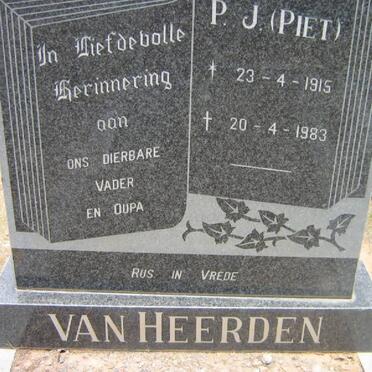 HEERDEN P.J., van 1915-1983