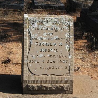 JORDAAN Cornelia S. 1866-1937