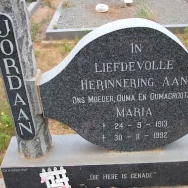 JORDAAN Maria 1913-1992
