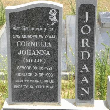 JORDAAN Cornelia Johanna 1921-1998