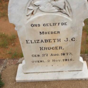 KRUGER Elizabeth J.C. 1873-1915