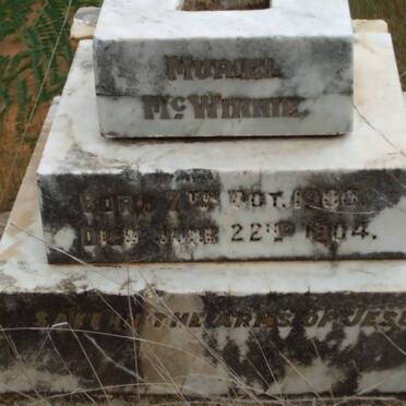 McWINNIE Muriel 1900-1904