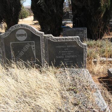 MERWE Samuel Timotheus, van der 1879-1952 &amp; Herculina Johanna VAN HEERDEN 1881-1961