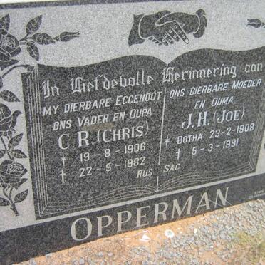 OPPERMAN C.R. 1906-1982 &amp; J.H. BOTHA 1908-1991