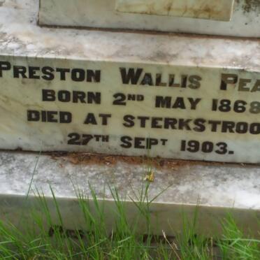 PEARCE Preston Wallis 1868-1903