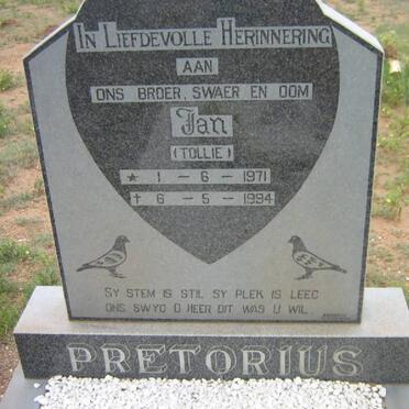 PRETORIUS Jan 1971-1994