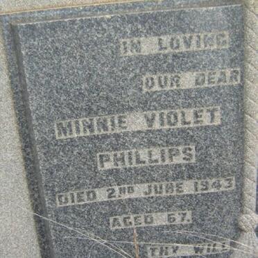 PHILLIPS Minnie Violet -1943