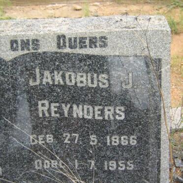 REYNDERS Jakobus J. 1866-1955 &amp; Johanna C. VORSTER 1880-1961