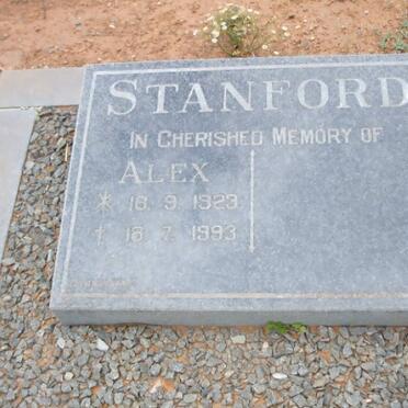 STANFORD Alex 1923-1993