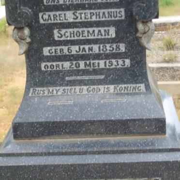 SCHOEMAN Carel Stephanus 1858-1933