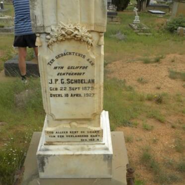 SCHOEMAN J.P.G. 1879-1927