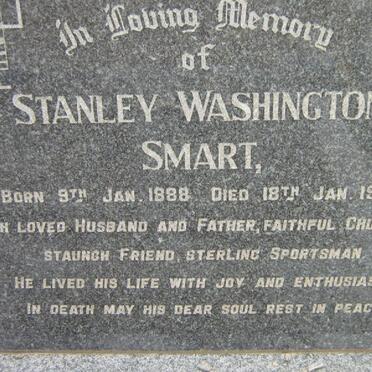 SMART Stanley Washington 1888-1959