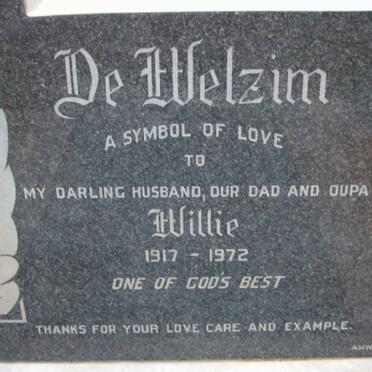 WELZIM Willie, de 1917-1972