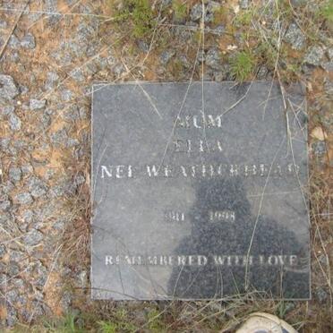 WEATHERHEAD Ella Nel 1911-1998