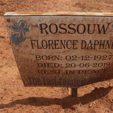 ROSSOUW Florence Daphne 1927-2019