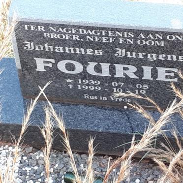 FOURIE Johannes Jurgens 1939-1999