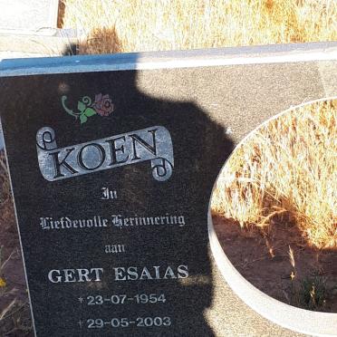 KOEN Gert Esaias 1954-2003