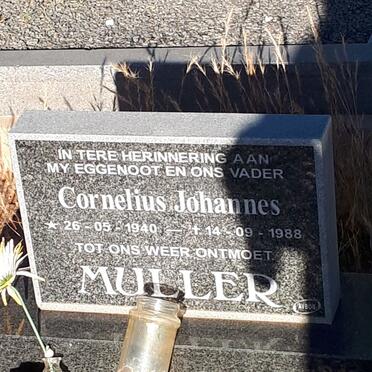 MULLER Cornelius Johannes 1940-1988