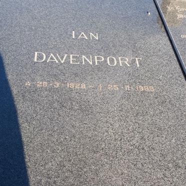 DAVENPORT Ian 1928-19??